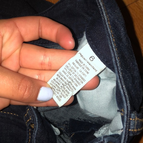 American Eagle Super Stretch Dark Blue Jeggings - Picture 4 of 4